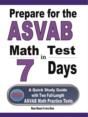 cover image of Prepare for the ASVAB Math Test in 7 Days
